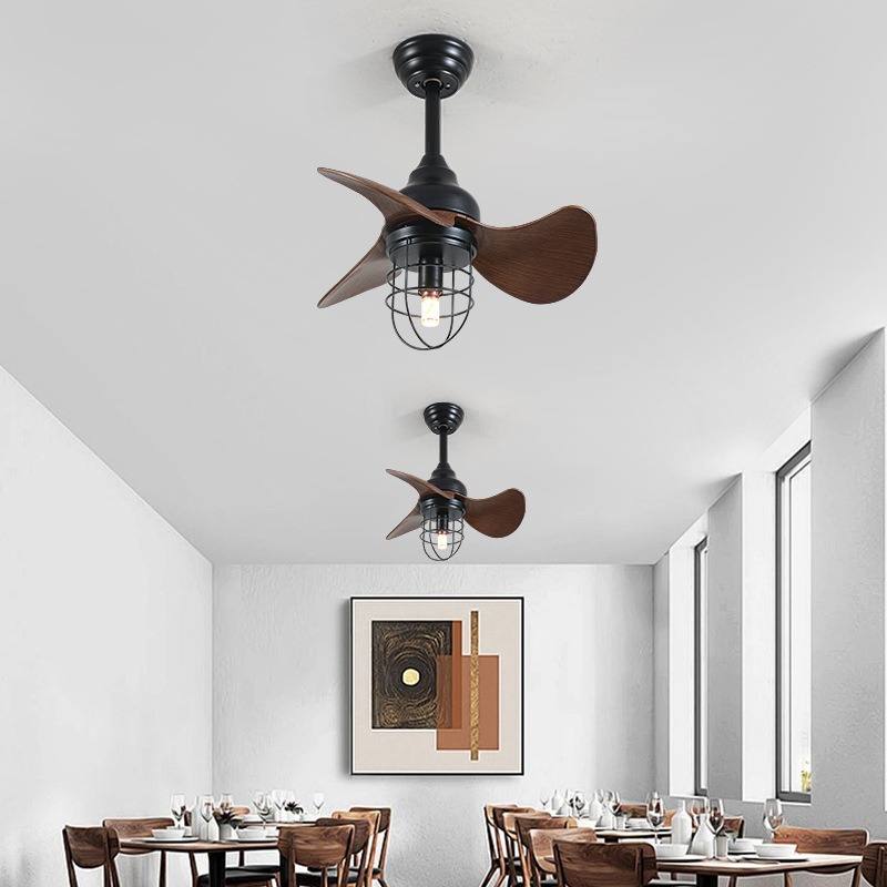 Interior Design Industrial Style - โคมไฟพัดลมเพดานสไตล์อเมริกันเรโทร สไตล์อุตสาหกรรม สำหรับบ้าน ร้านอาหาร ระเบียง ตกแต่งภายใน