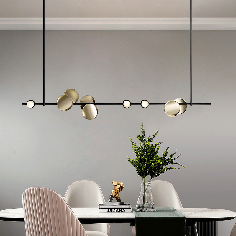 Interior Design Living Room And Kitchen - โคมไฟระย้าเพดานสไตล์โมเดิร์นมินิมอล สำหรับห้องนั่งเล่น ห้องครัว โต๊ะทำงาน โคมไฟข้างเตียง ดีไซน์เนอร์ตกแต่งภายใน