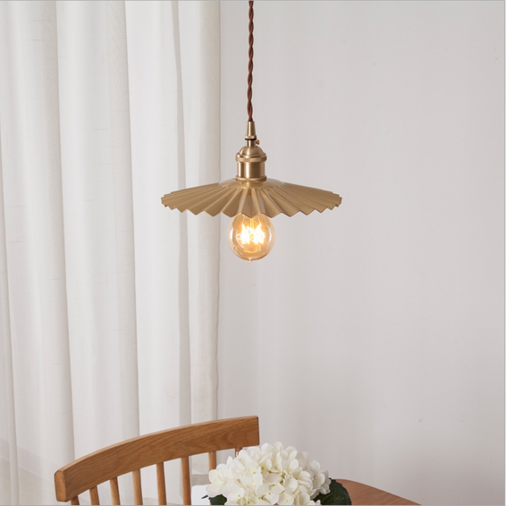 Interior Design Living Room And Kitchen - โคมไฟเพดานดีไซน์ญี่ปุ่น สีทอง สำหรับห้องนั่งเล่น ไฟ LED สไตล์โพสต์โมเดิร์น