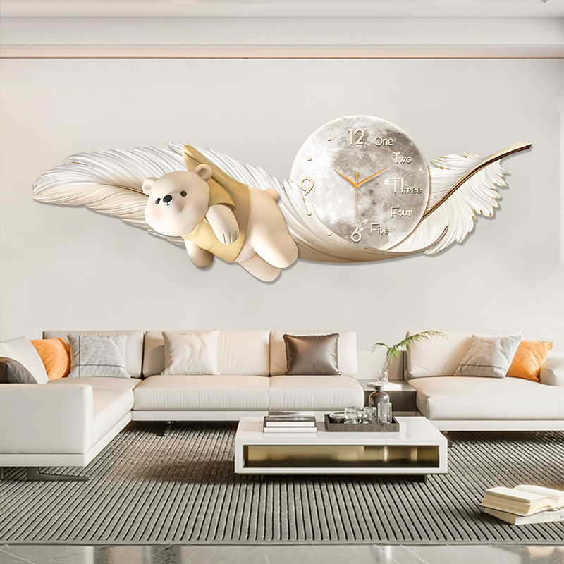 นาฬิกาแขวนผนังขนาดใหญ่ ดีไซน์ห - Interior Design Living Room And Kitchen บทวิจารณ์และราคา