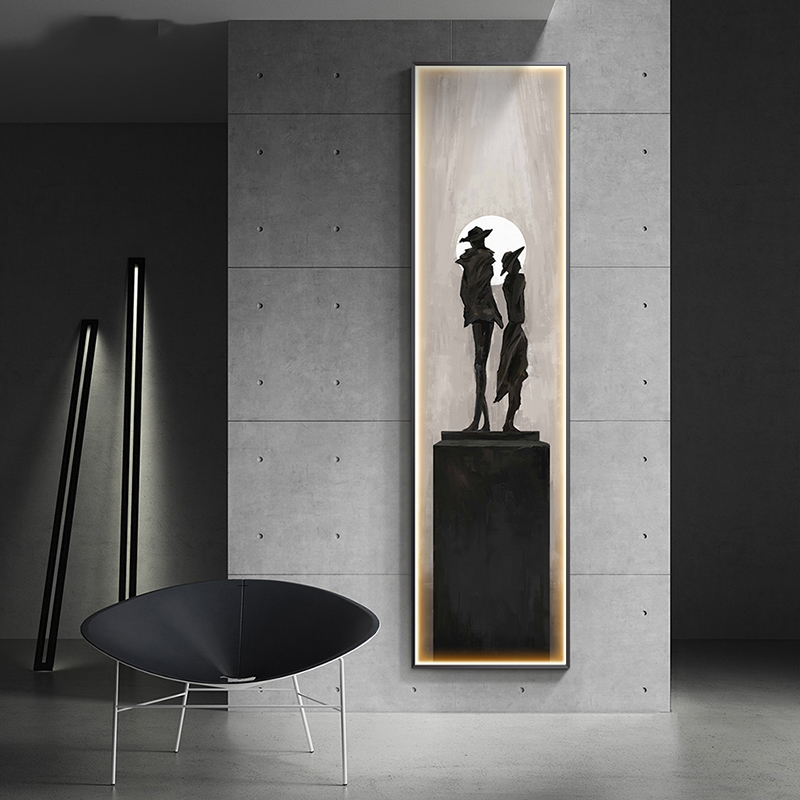 โคมไฟติดผนัง LED แบบนามธรรม รู - Interior Design Living Room And Kitchen บทวิจารณ์และราคา