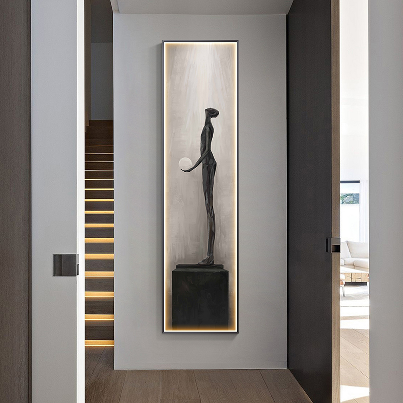 โคมไฟติดผนัง LED แบบนามธรรม รู - Interior Design Living Room And Kitchen บทวิจารณ์และราคา