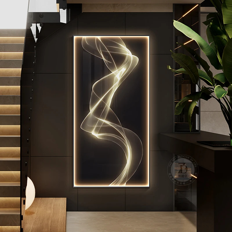 โคมไฟติดผนังแบบโมเดิร์นไฟ LED  - Interior Design Living Room And Kitchen บทวิจารณ์และราคา