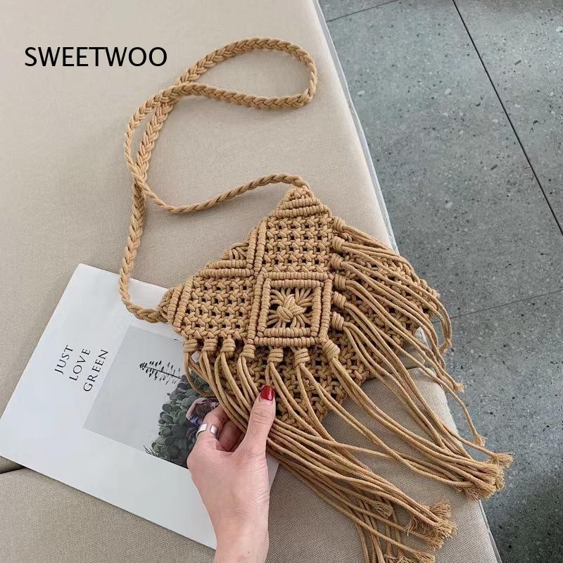 กระเป๋าสะพายข้างผ้าฝ้ายทอมือลา - Interior Design Earth Tones บทวิจารณ์และราคา